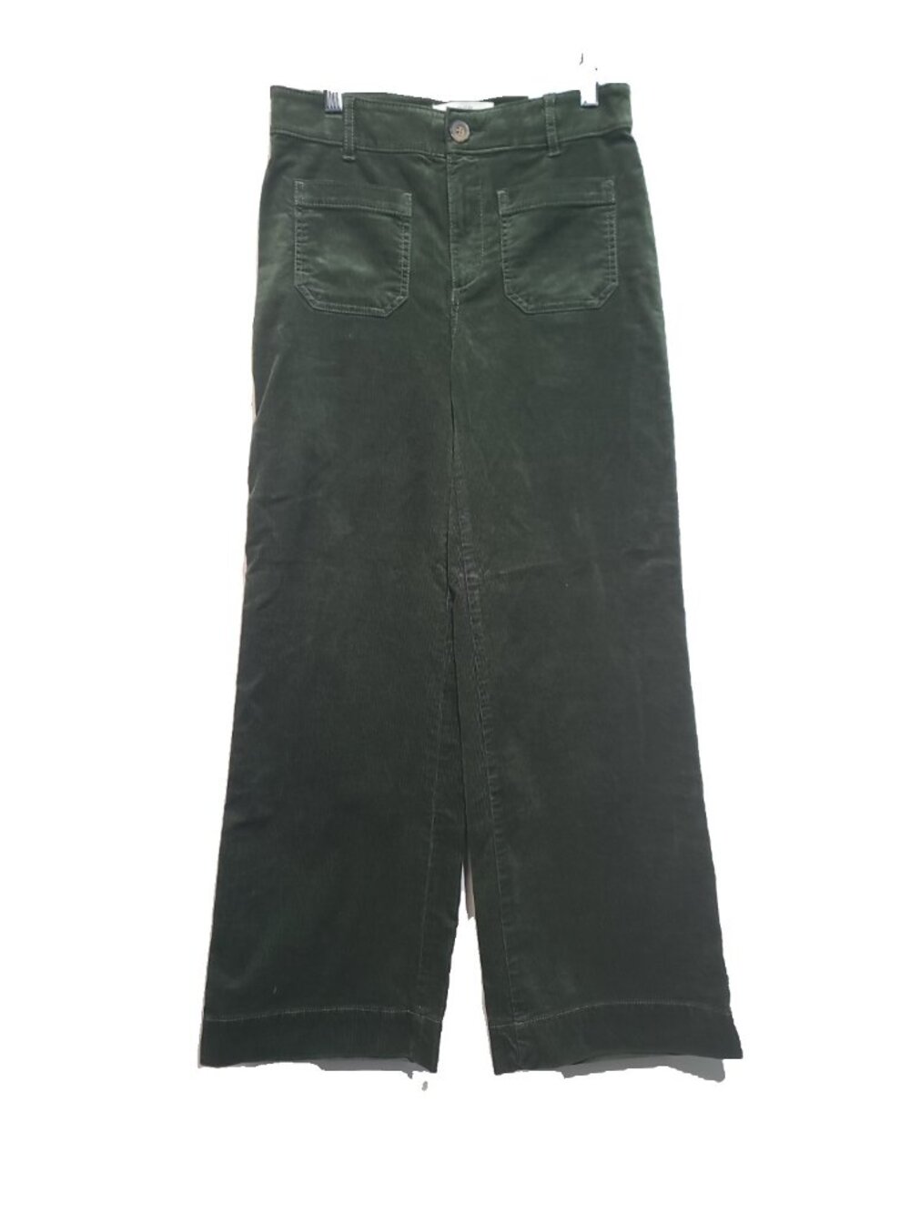 LOFT The Palmer Wide Leg Pants Green Size O Petite NWT Relaxed